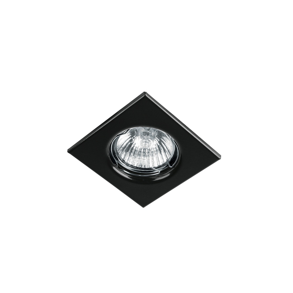 Luminario cuadrado negro spot fijo, lámpara no incluida - Pag 452