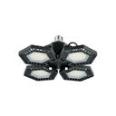 Luminario de LED 100 W, aluminio con 4 paneles abatibles