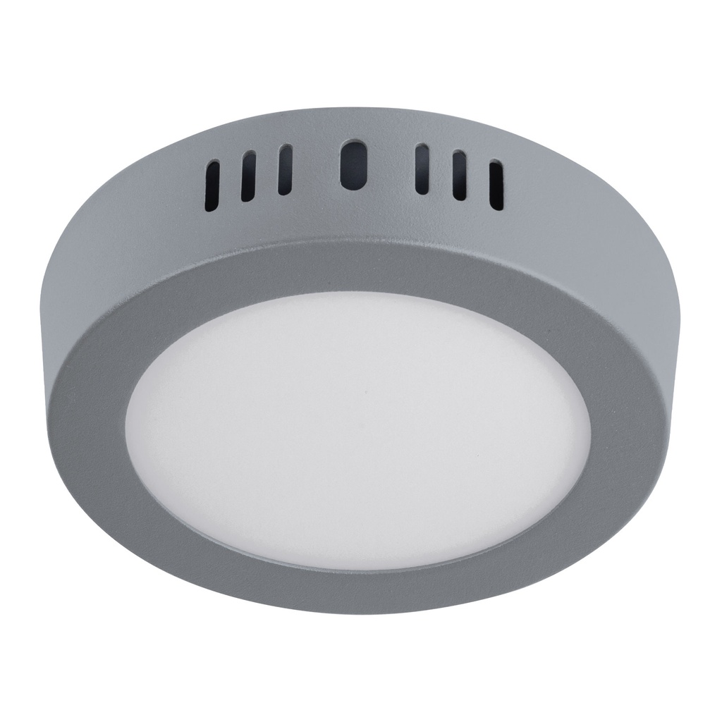 Luminario gris de LED 6 W redondo tipo plafón luz de día - Pag 592