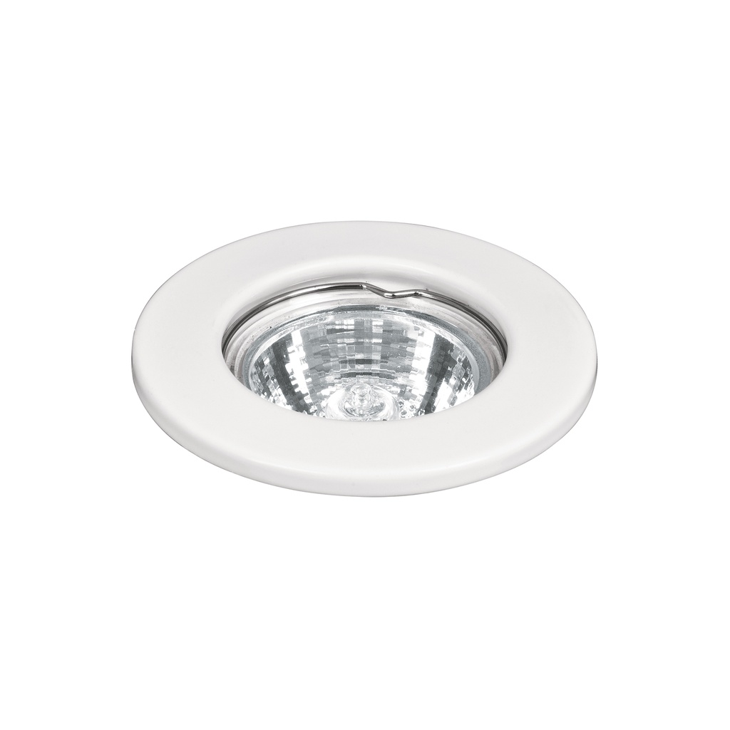 [T46612] Luminario redondo blanco spot fijo, lámpara no incluida - Pag 452