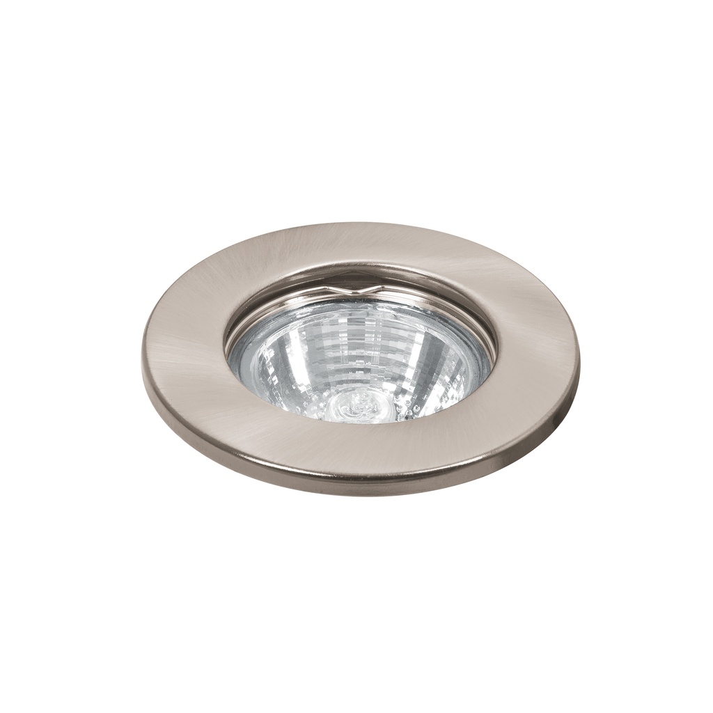 Luminario redondo satín spot fijo, lámpara no incluida - Pag 452