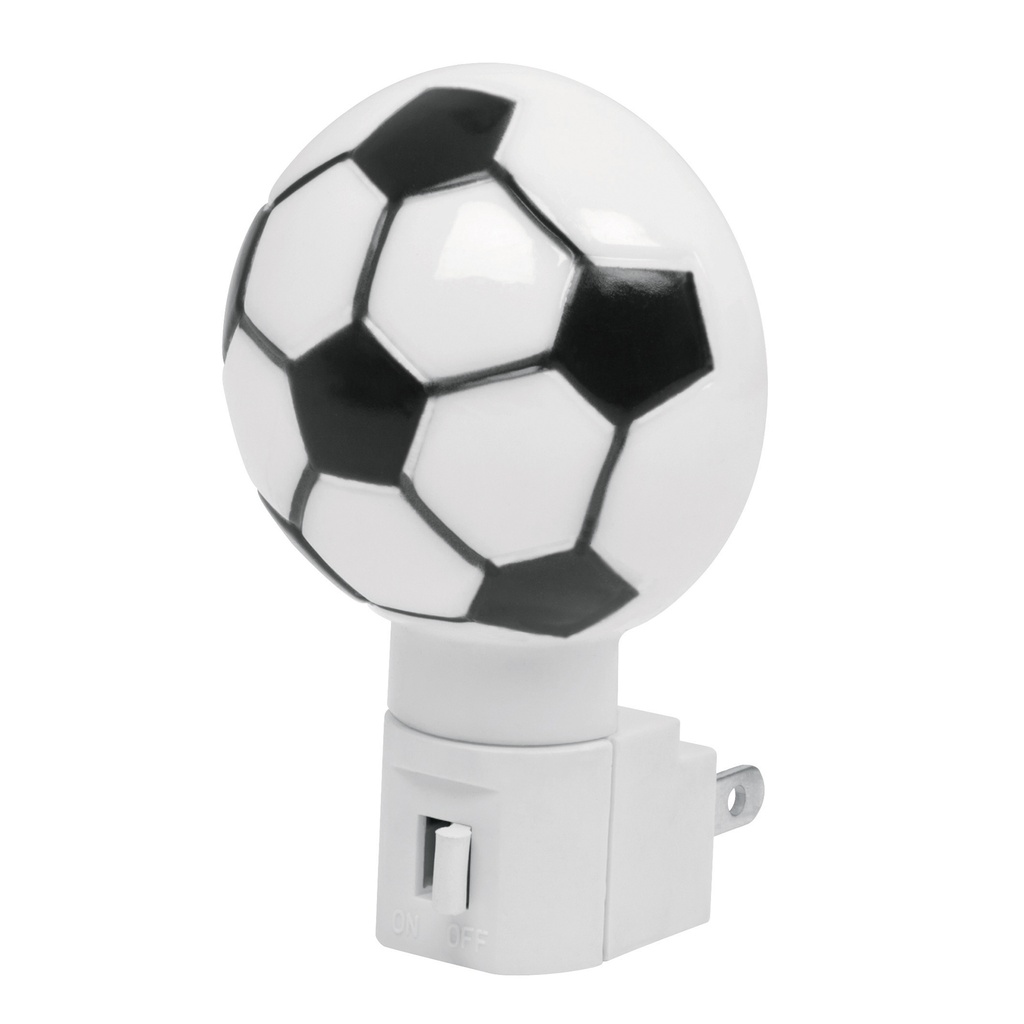 Luz de noche con lámpara E12, balón soccer, Volteck - Pag 456