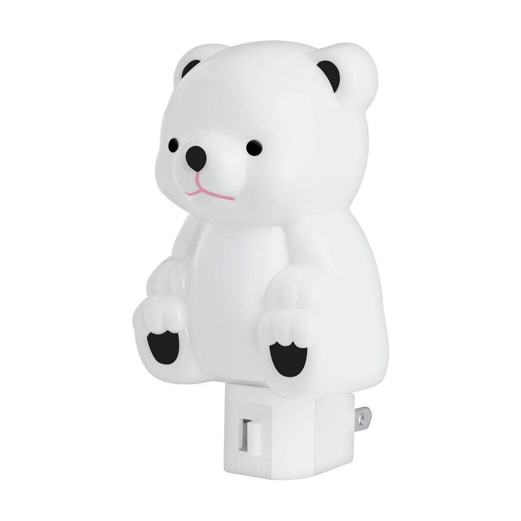 Luz de noche con lámpara E12, oso, Volteck - Pag 456