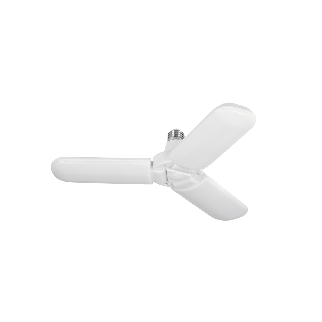 Lámpara LED 24W tipo ventilador, 3 aspas ajustables, Volteck