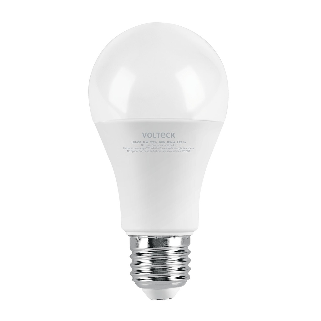 Lámpara LED A19 12 W (equiv. 75 W), luz cálida, blíster