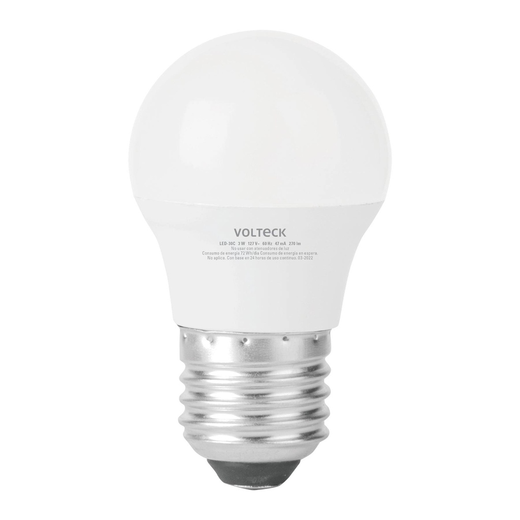 Lámpara LED A19 3 W (equiv. 25 W), luz cálida, blíster - Pag 582