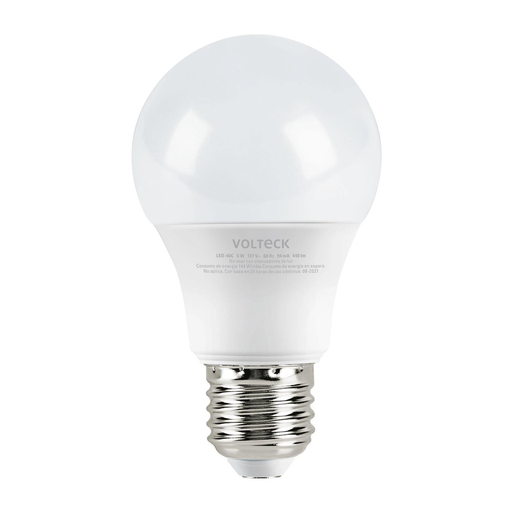 Lámpara LED A19 6 W (equiv. 40 W), luz cálida, blíster - Pag 582