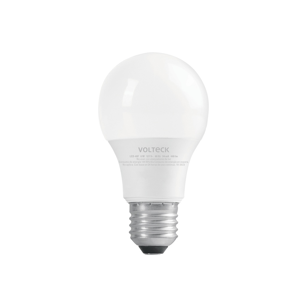 Lámpara LED A19 6 W (equiv. 40 W), luz de día, blíster