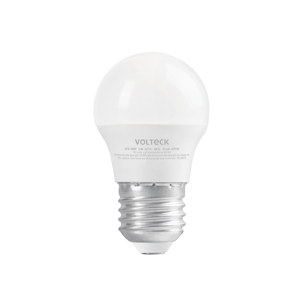 Lámpara LED G45 3 W (equiv. 25 W), luz de día, blíster