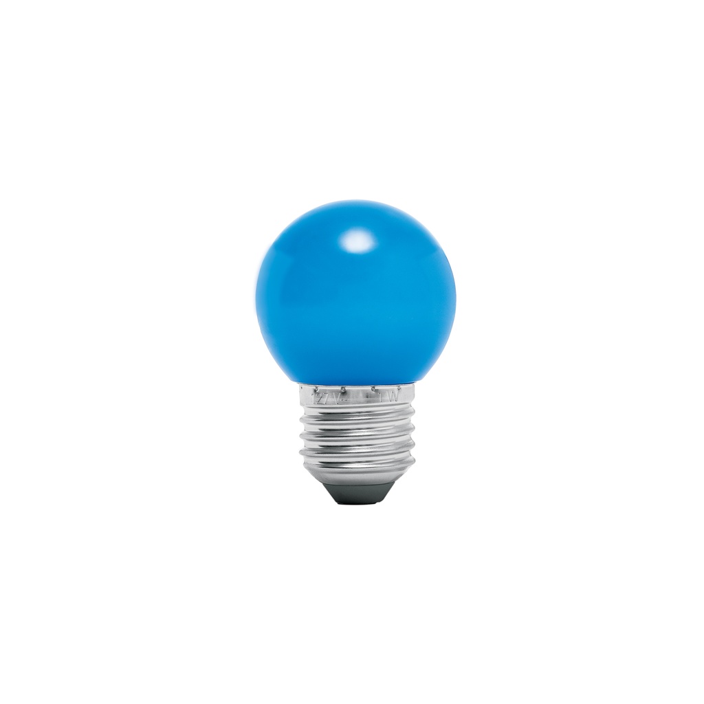 Lámpara LED tipo bulbo G45 1 W color azul, caja, Volteck - Pag 445