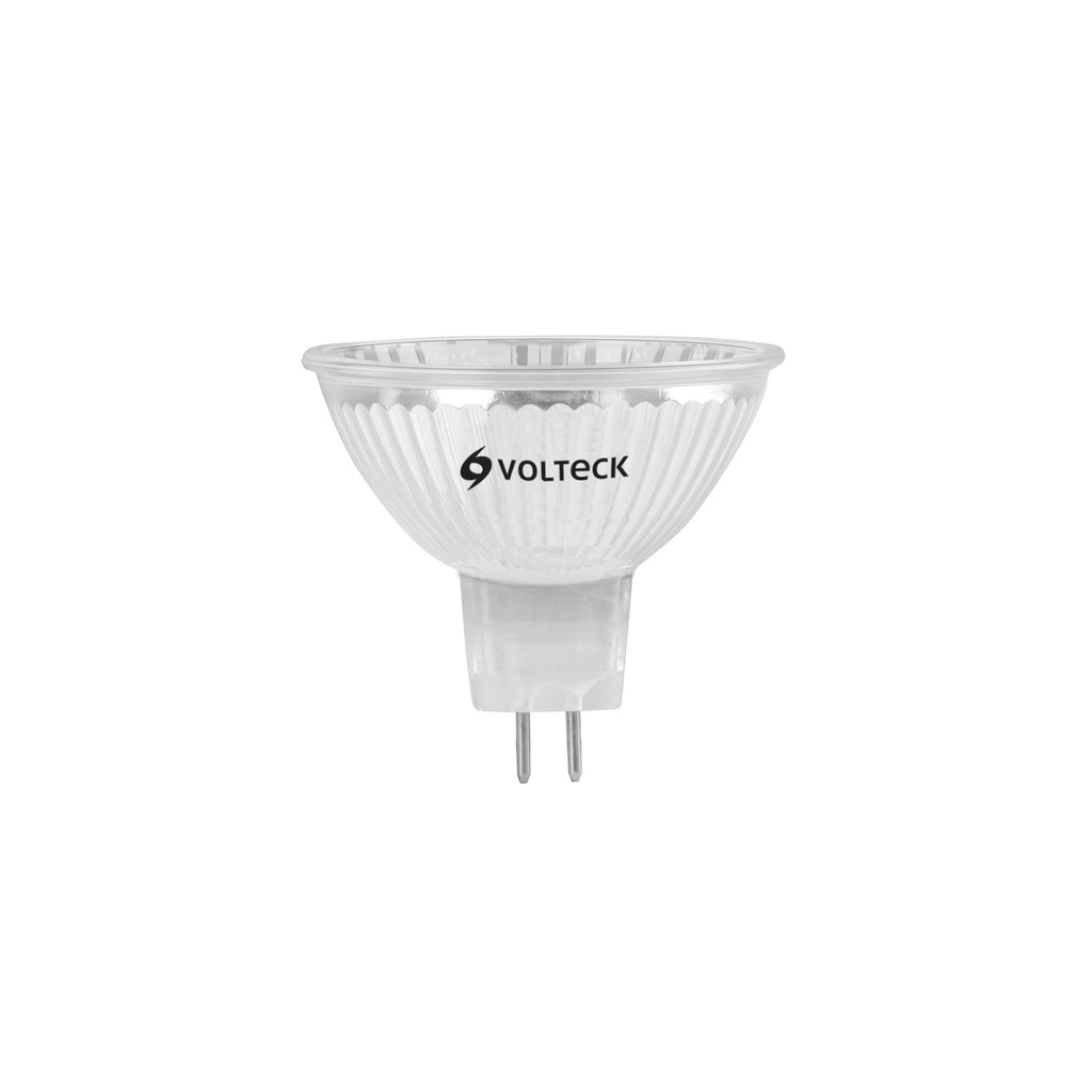 Lámpara de halógeno 50 W tipo MR 16 base GU5.3, Volteck - Pag 449