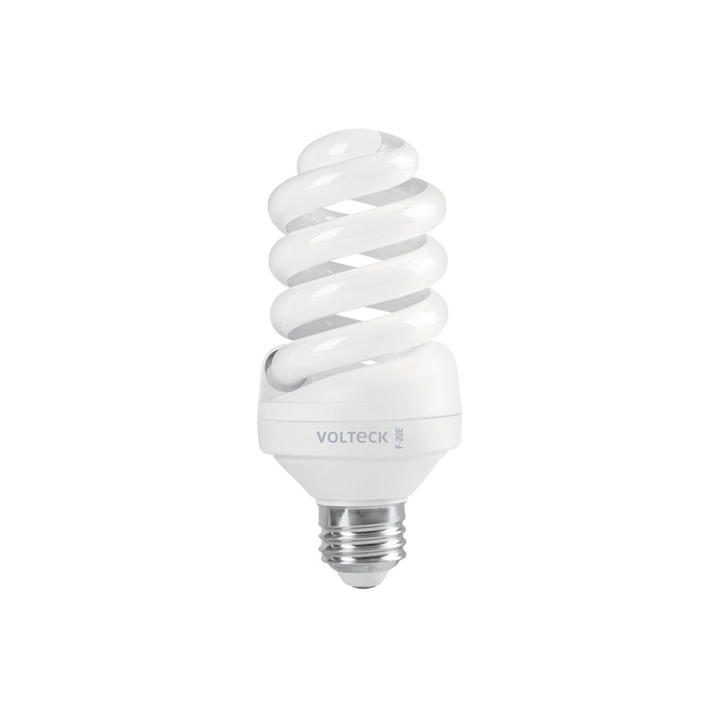 Lámpara espiral T4 20 W luz de día en blíster, Volteck - Pag 448