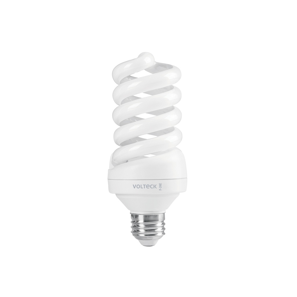Lámpara espiral T4 24 W luz de día en blíster, Volteck