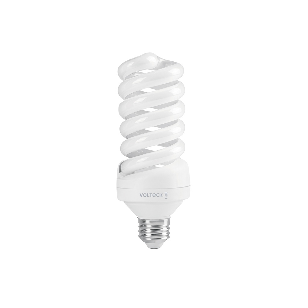 Lámpara espiral T4 28 W luz de día en blíster, Volteck - Pag 448