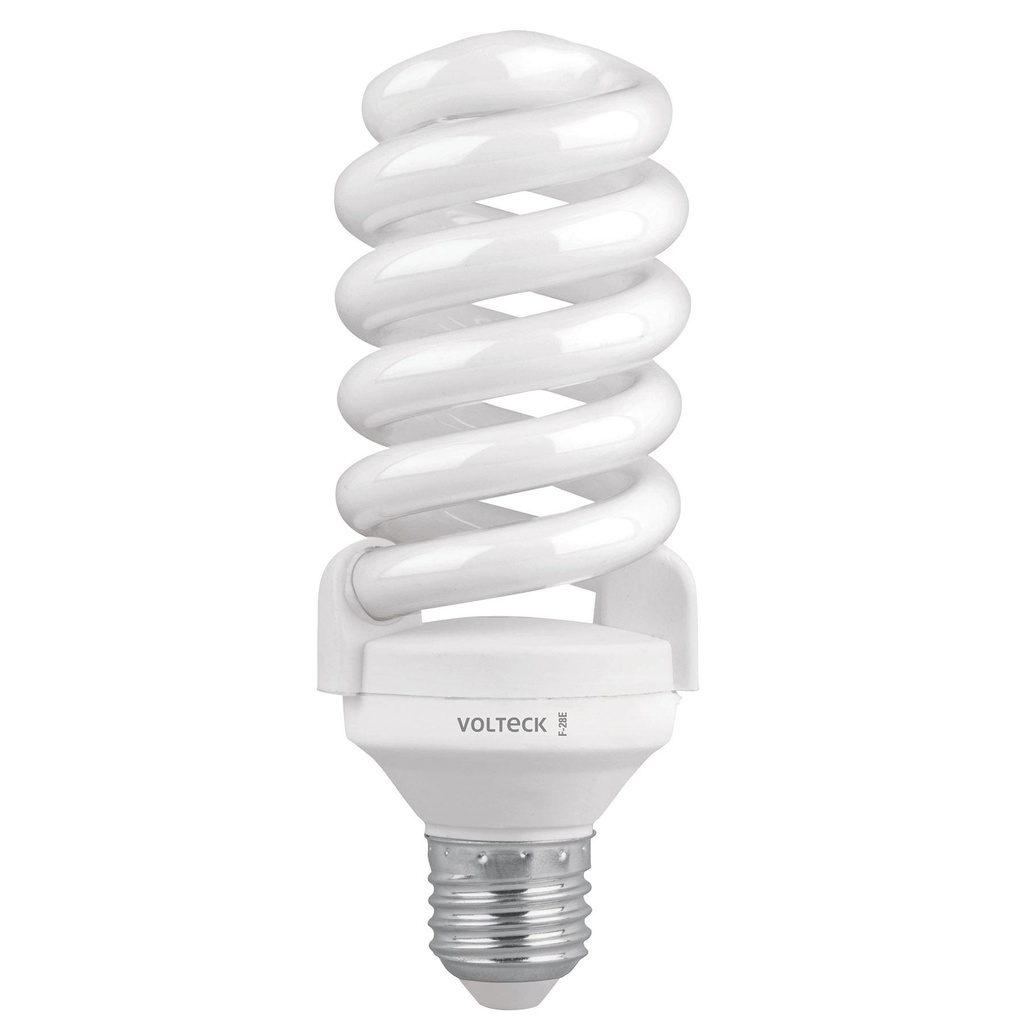 Lámpara espiral T4 28 W luz de día en blíster, Volteck - Pag 588