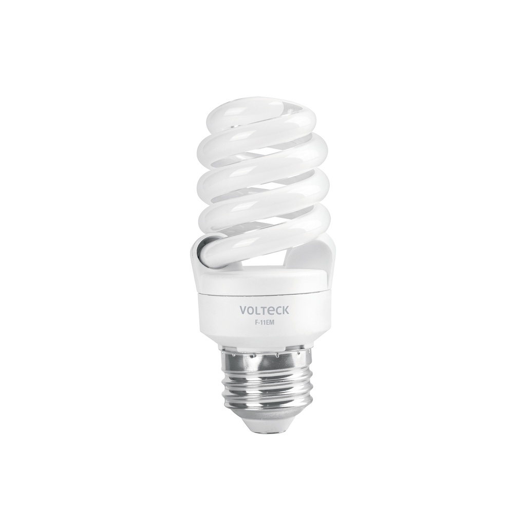 Lámpara espiral mini T2 11 W luz de día en blíster, Volteck - Pag 448