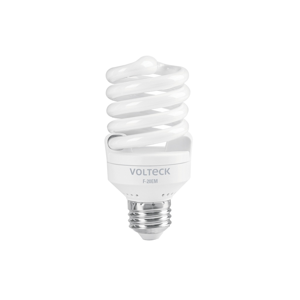 Lámpara espiral mini T2 20 W luz de día en blíster, Volteck - Pag 448