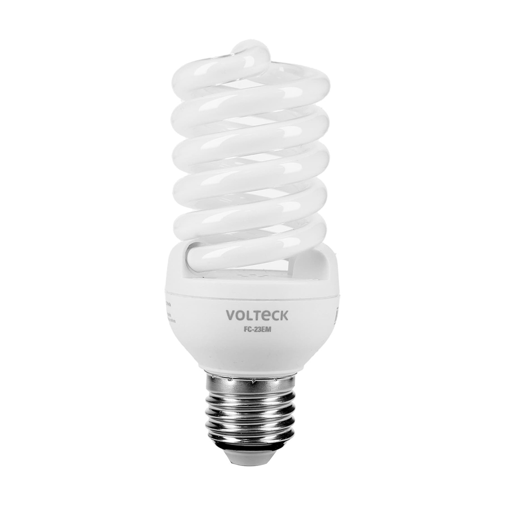 [T46839] Lámpara espiral mini T2 23 W luz cálida en blíster, Volteck