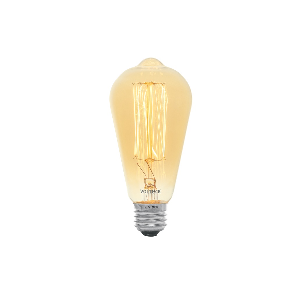 Lámpara incandescente vintage 40 W tipo Edison, Volteck - Pag 447