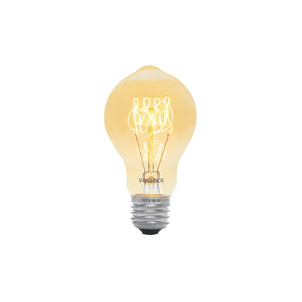 Lámpara incandescente vintage 40 W tipo bombilla, Volteck - Pag 447