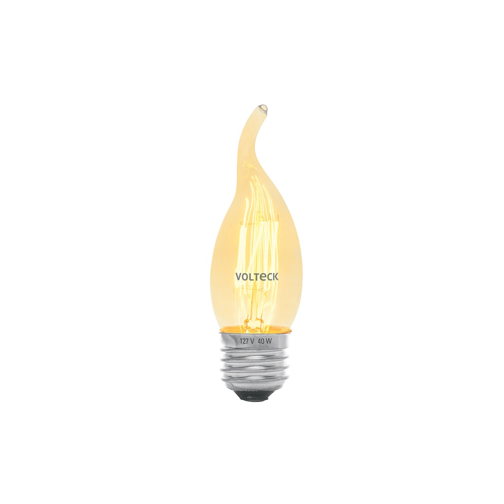 Lámpara incandescente vintage 40 W tipo flama, Volteck - Pag 447
