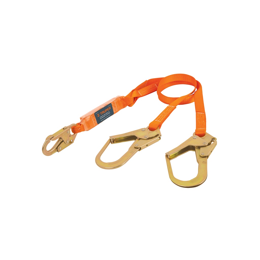 Línea de vida con absorbedor de impacto, doble brazo, ANSI