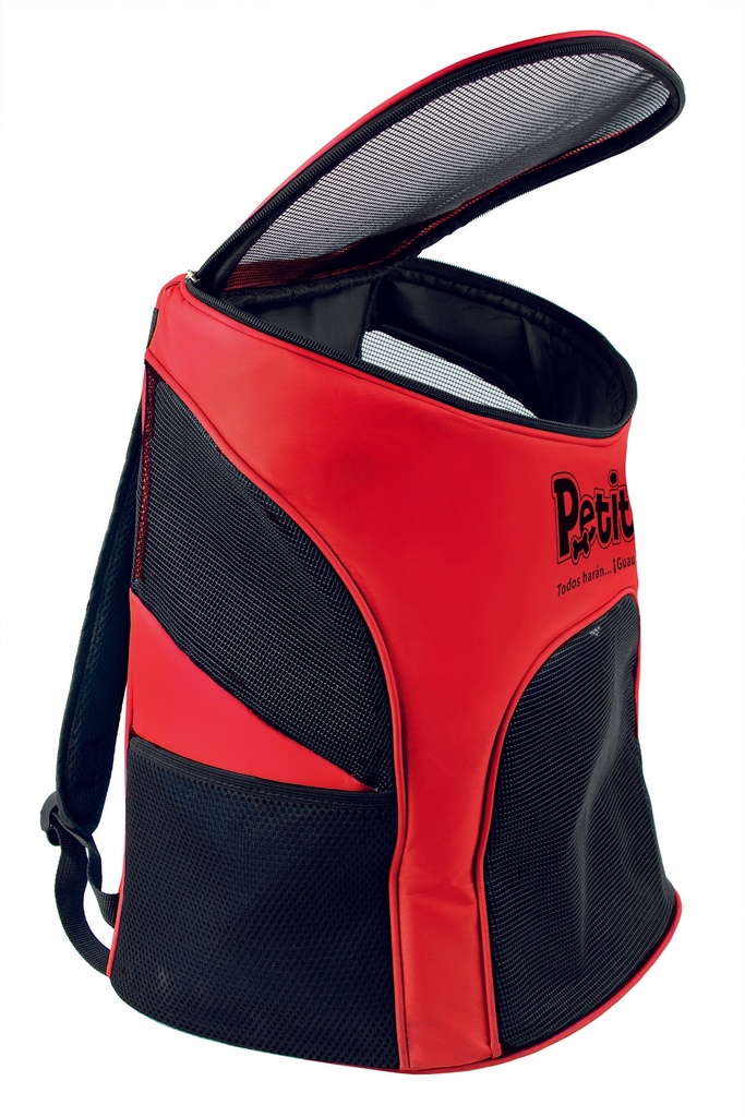 MOCHILA PARA MASCOTAS, ROJO