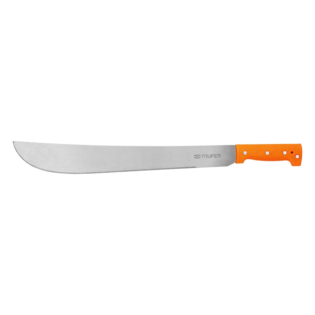[T15885] Machete estándar 18' cacha naranja remachada, Truper