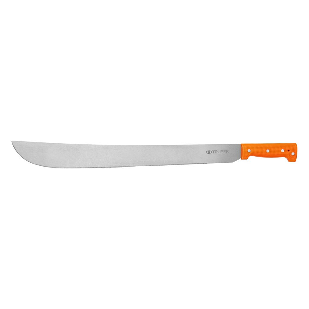 [T15887] Machete estándar 22' cacha naranja remachada, Truper - Pag 222