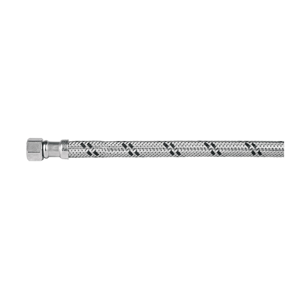 Manguera 'T', acero inox, 55 cm, para lavabo, Latam, Foset - Pag 512