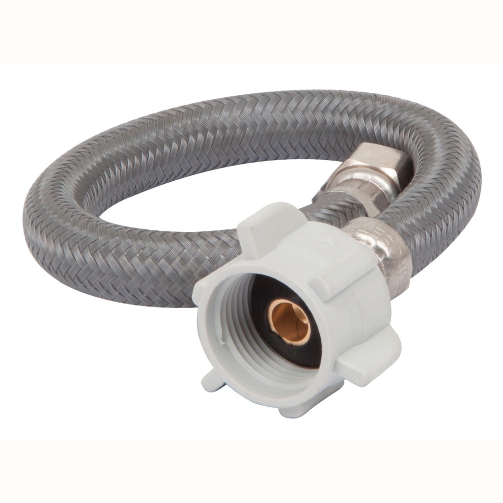 Manguera WC, vinilo, 3/8'x7/8', 30 cm, conector plástico - Pag 511