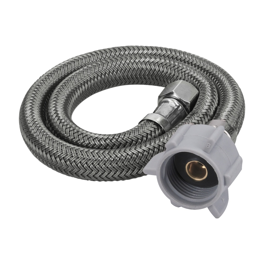 Manguera WC, vinilo, 3/8'x7/8', 50 cm, conector plástico - Pag 511