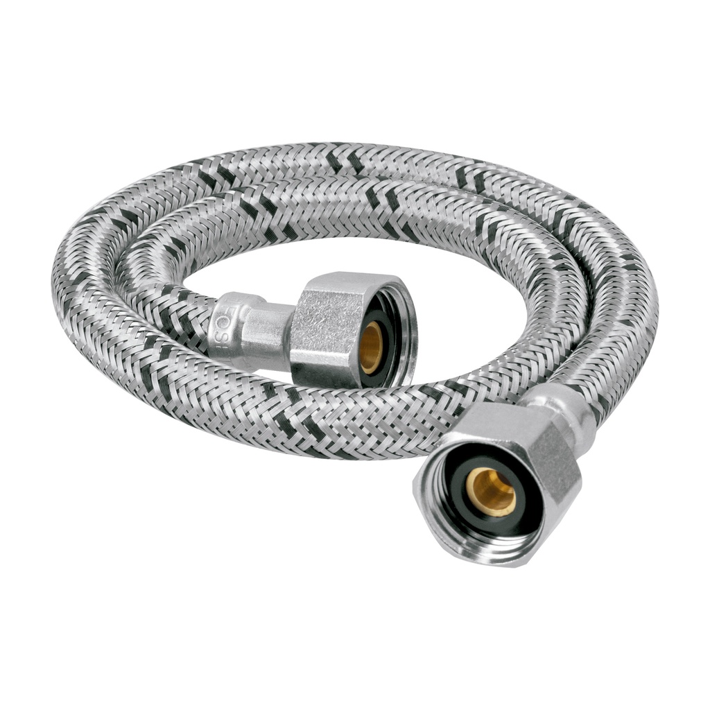Manguera lavabo/fregadero, acero inox, 1/2' x 1/2', 55 cm - Pag 512