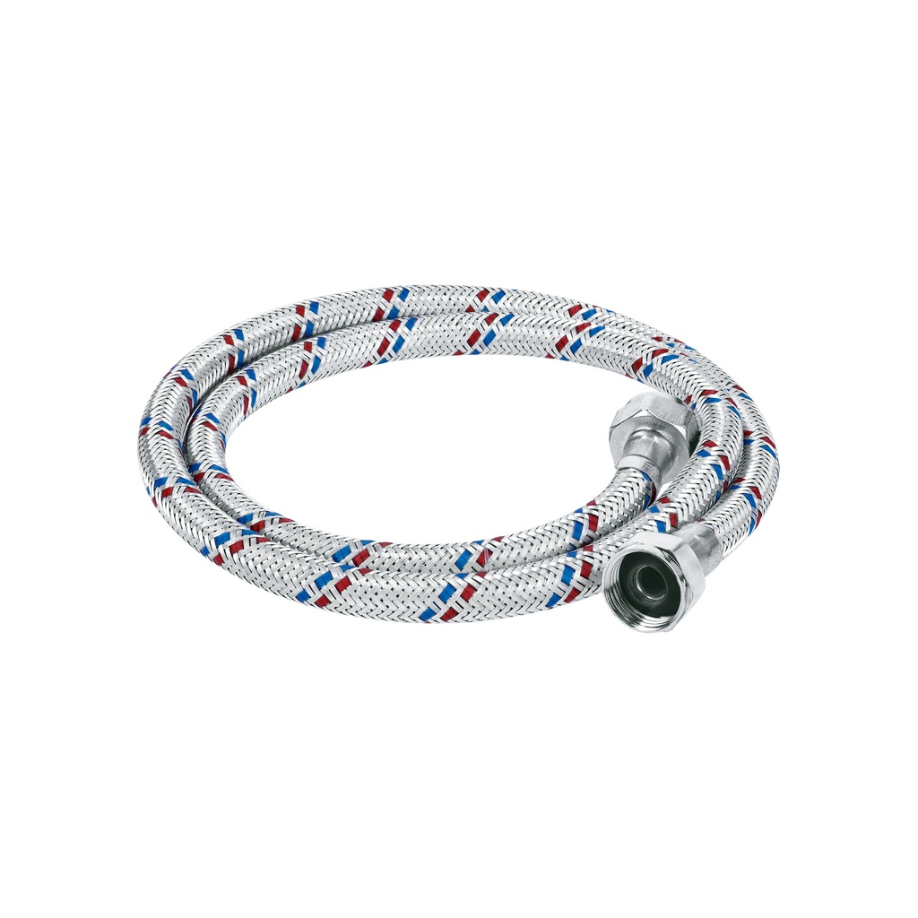 Manguera lavabo/fregadero, aluminio, 1/2'x1/2',100cm, Basic - Pag 513