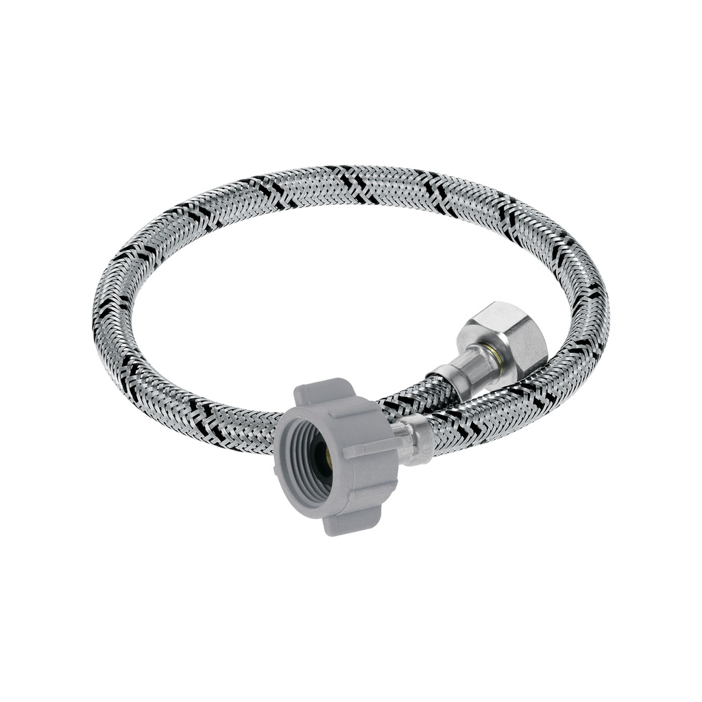 Manguera p/WC, acero inox, 1/2'x7/8', 50 cm, plástico/latón - Pag 511