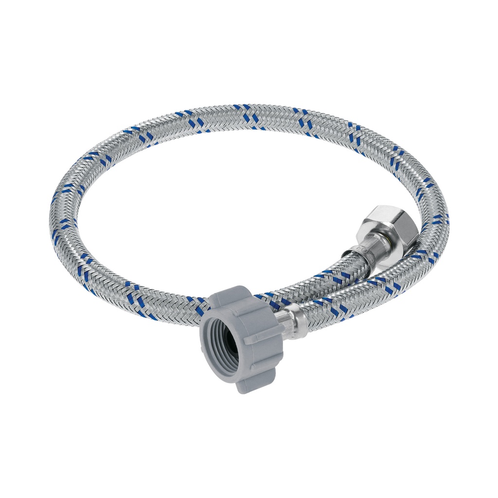 Manguera p/WC, aluminio, 1/2' x 7/8', 60 cm, plástico/latón - Pag 511