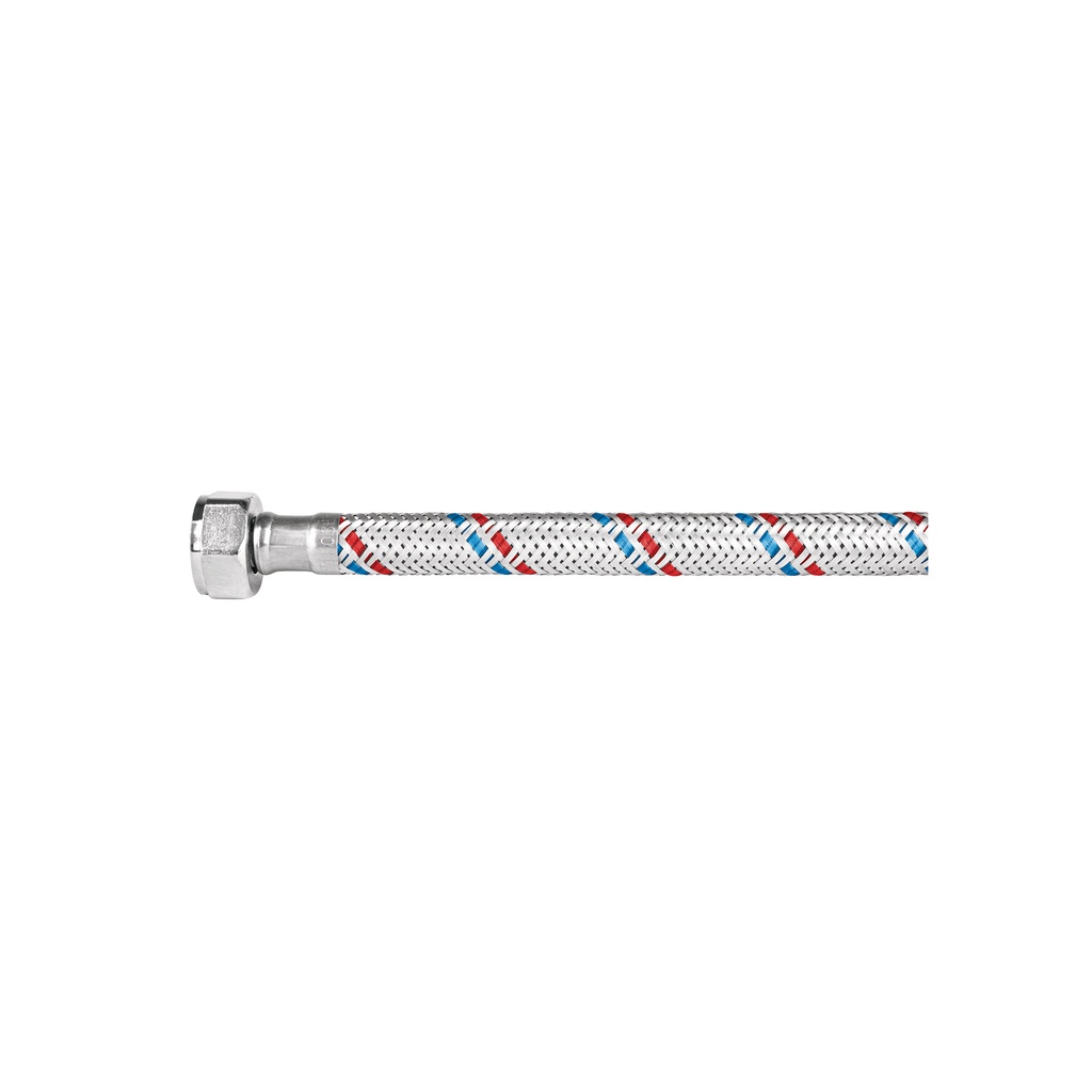 Manguera para WC, aluminio, 1/2' x 7/8', 35 cm, Foset Basic