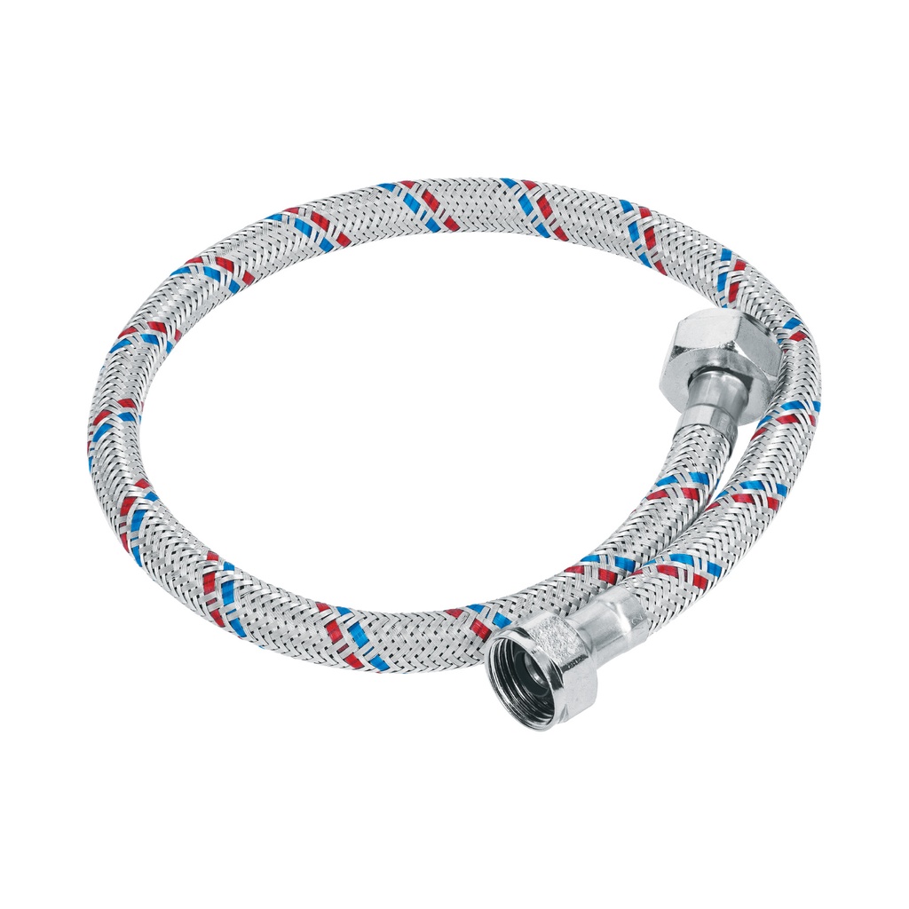 Manguera para WC, aluminio, 1/2' x 7/8', 60 cm, Foset Basic