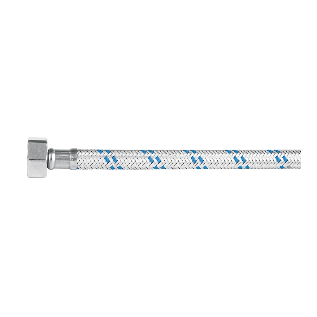 Manguera para WC, aluminio, 35 cm, 1/2' x 7/8', Foset