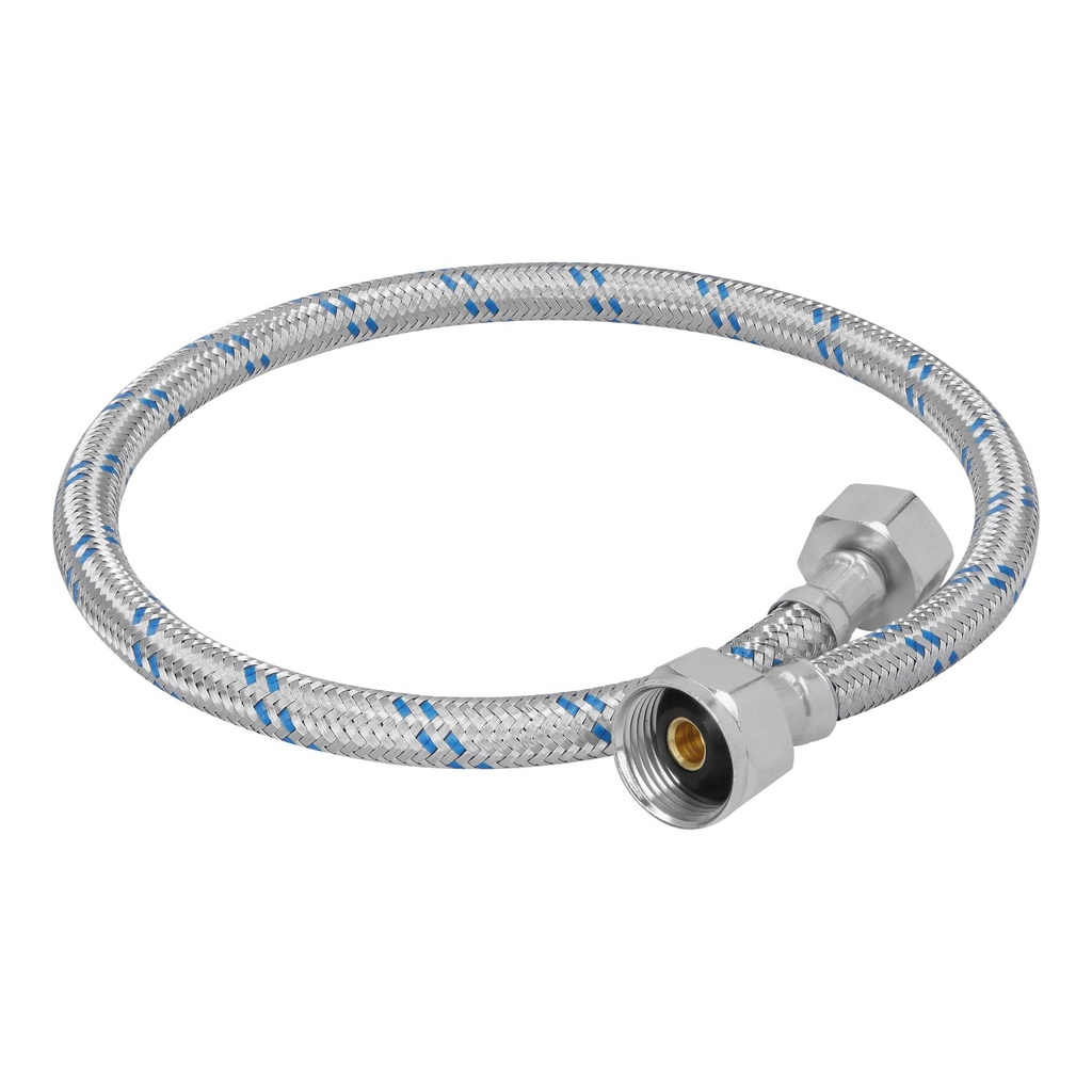 Manguera para WC, aluminio, 60 cm, 1/2' x 7/8', Foset