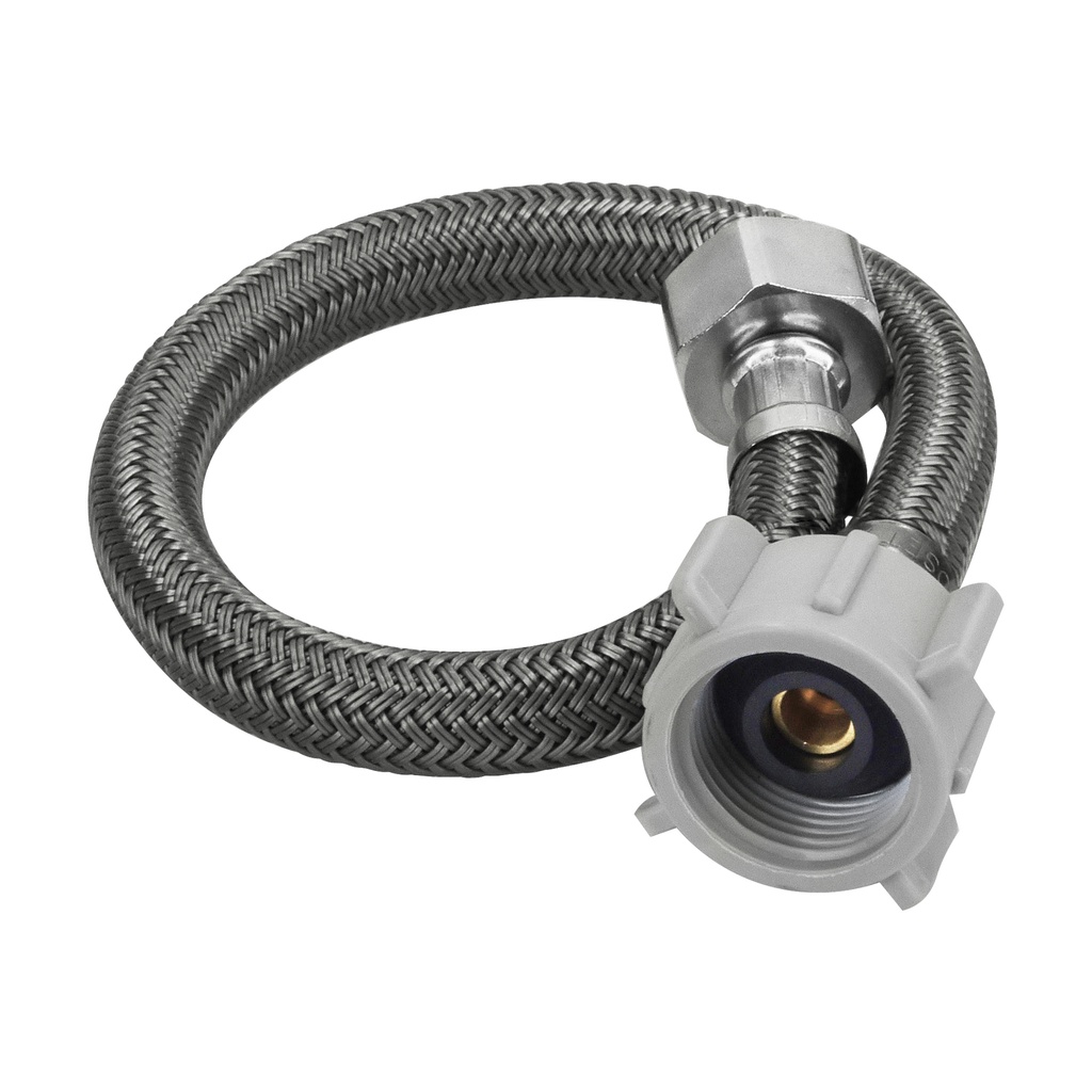 Manguera para WC, vinilo, 1/2'x7/8', 35cm, conector plástico - Pag 511