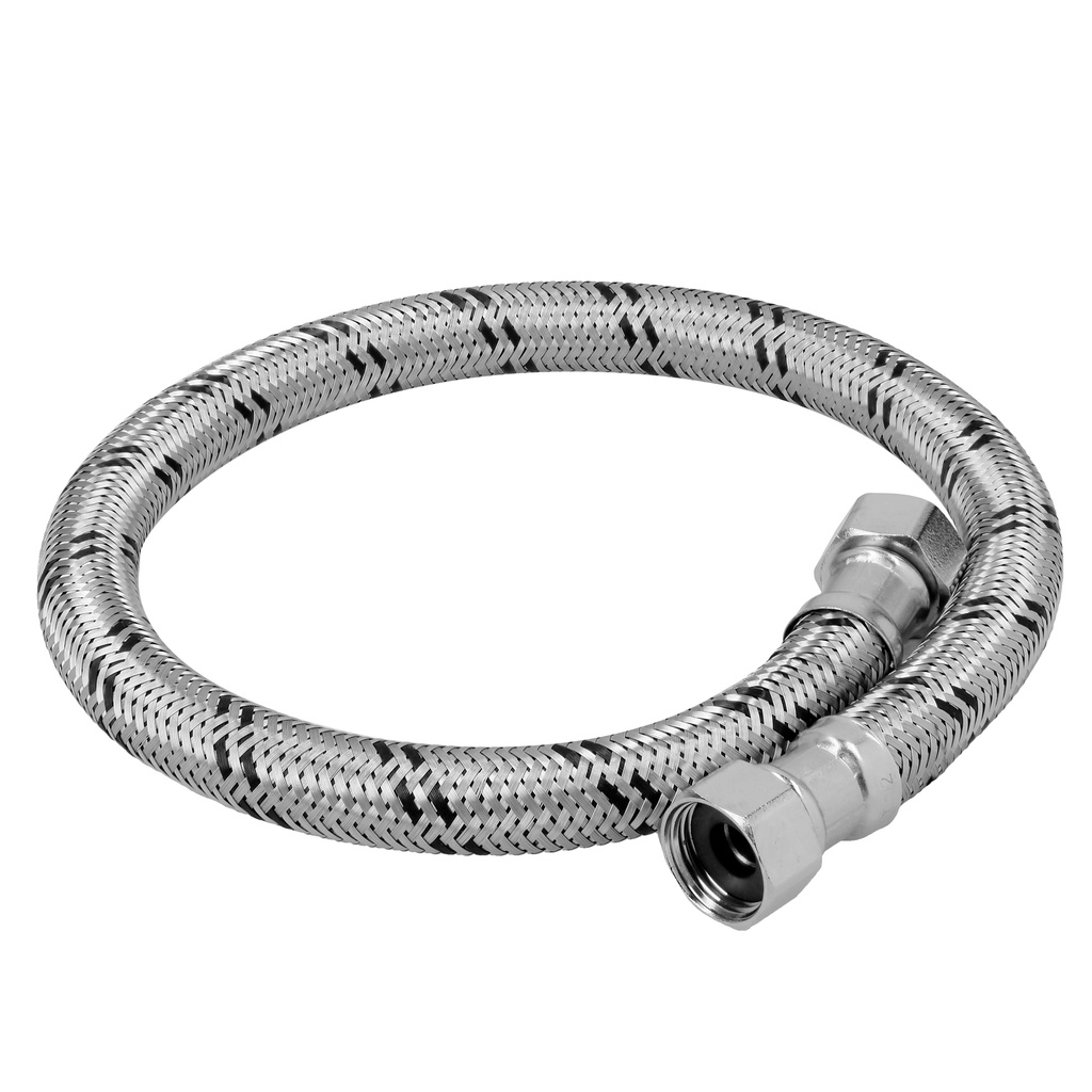 Manguera para boiler, acero inox, 1/2'x1/2', 60 cm, Foset - Pag 680
