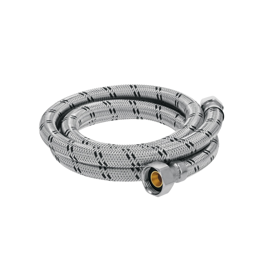 Manguera para boiler, acero inox, 1/2'x3/4', 150 cm, Foset