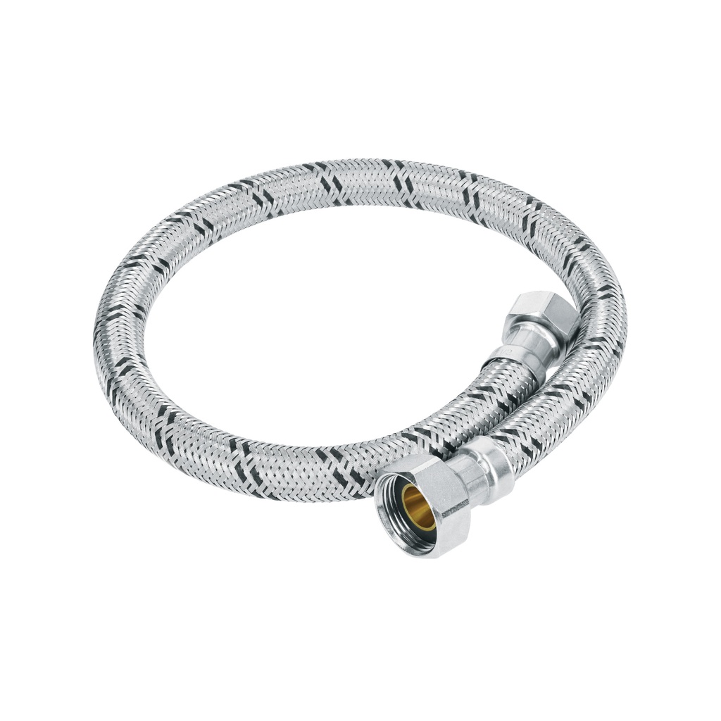Manguera para boiler, acero inox, 1/2'x3/4', 60 cm, Foset