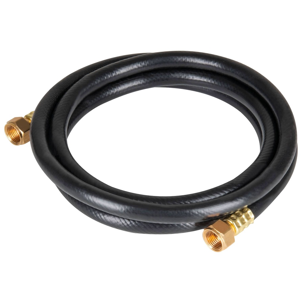 [T40074] Manguera para gas 3/8' flexible negra de 1 m, con conexión - Pag 515