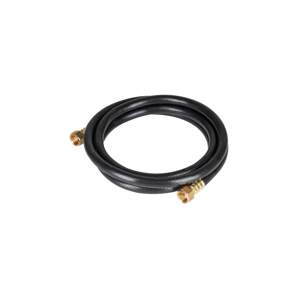 Manguera para gas 3/8' flexible negra de 2 m, con conexión
