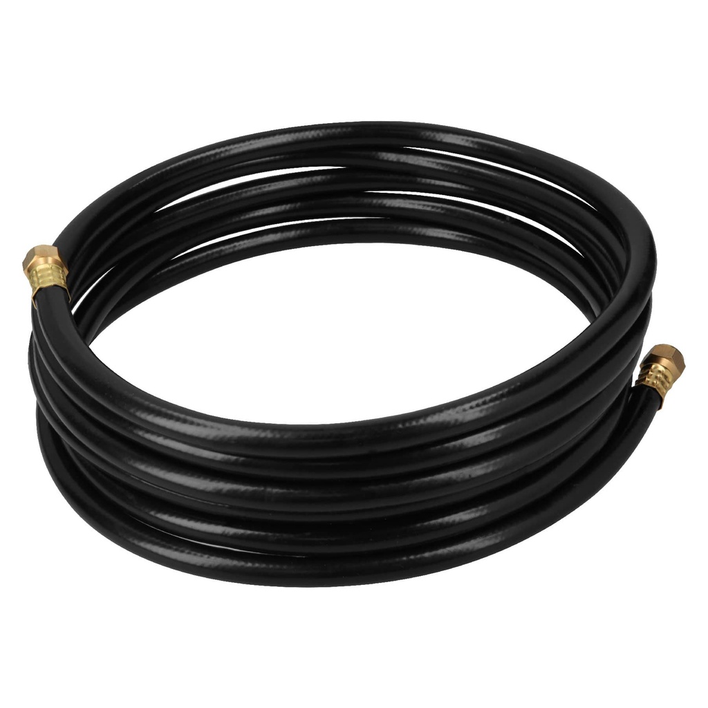 Manguera para gas 3/8' flexible negra de 5 m, con conexión - Pag 515