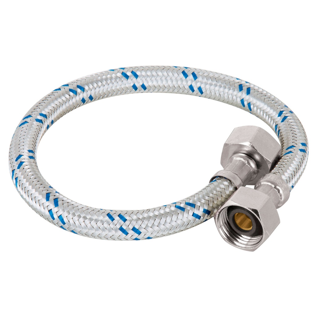 Manguera para lavabo/fregadero, aluminio, 1/2' x 1/2', 40 cm - Pag 513