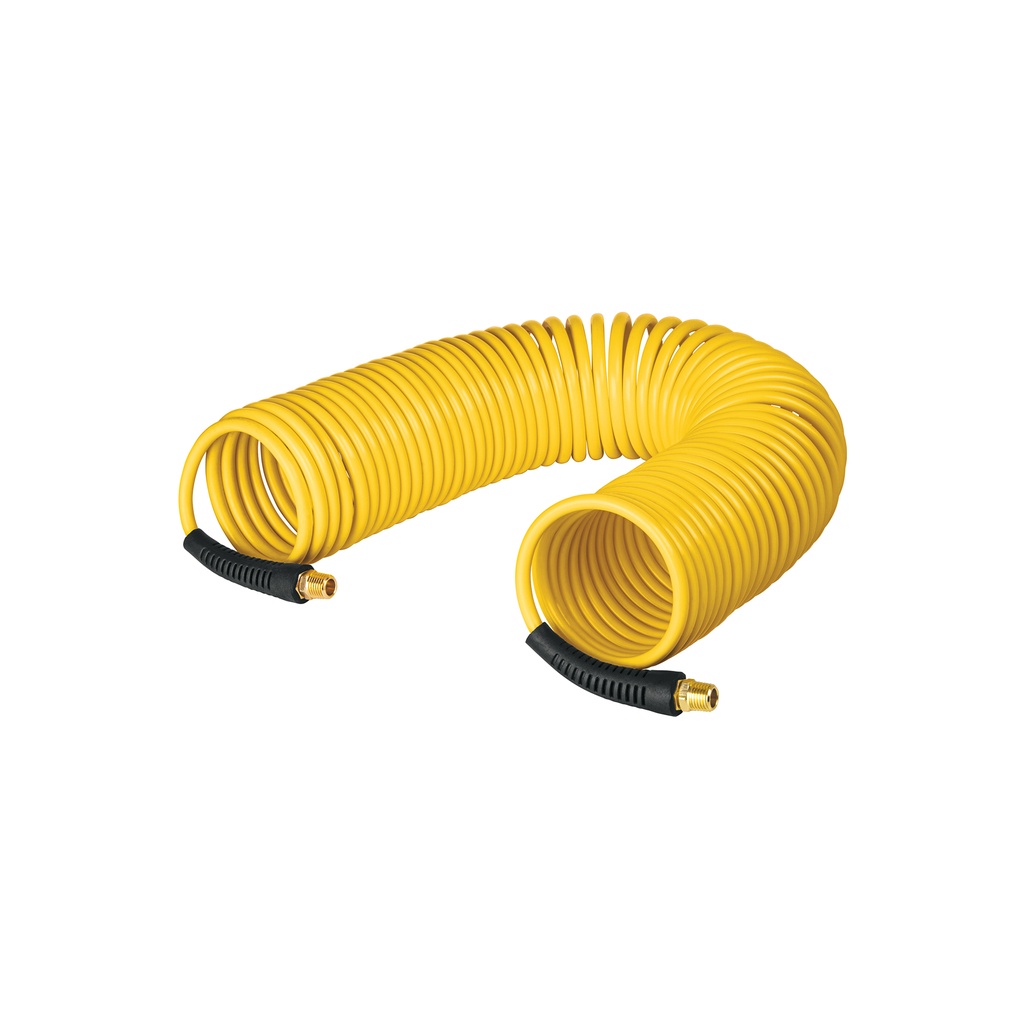 Manguera tipo resorte para compresor, 15 m x 1/4', Pretul