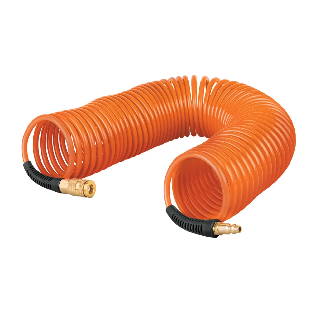 Manguera tipo resorte para compresor, 15 m x 1/4', Truper